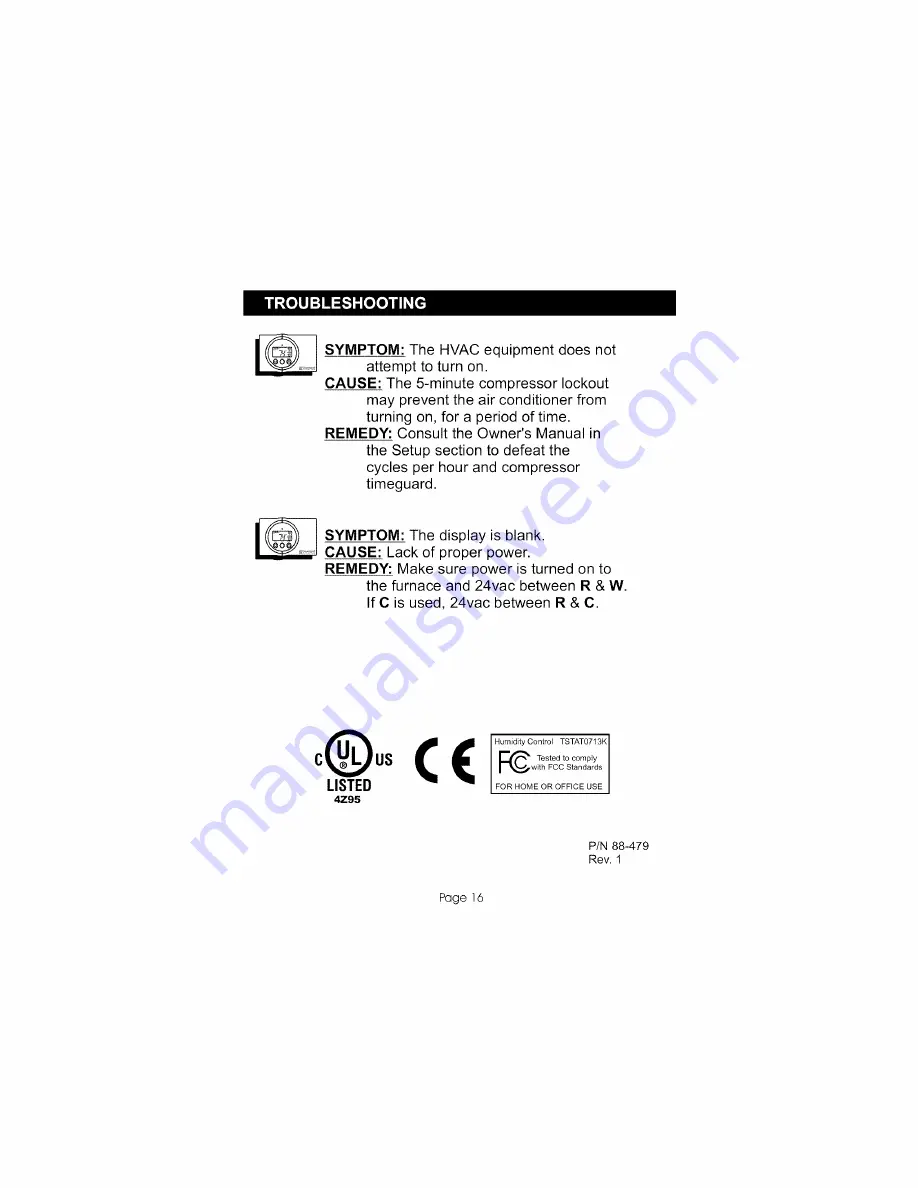 Kenmore TSTAT0713K Installation Manual Download Page 17