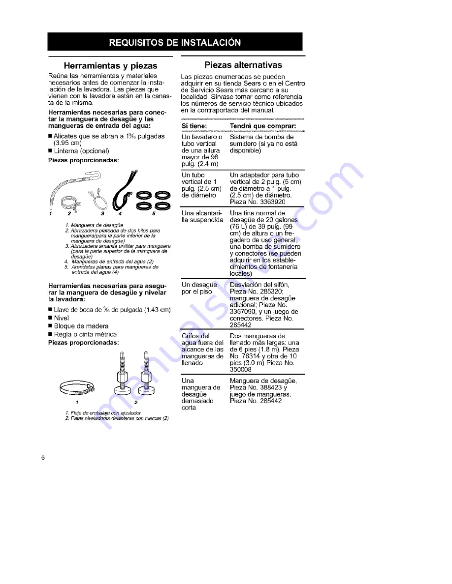 Kenmore Two-speed automatic washers Owner'S Manual & Installation Instructions Download Page 38