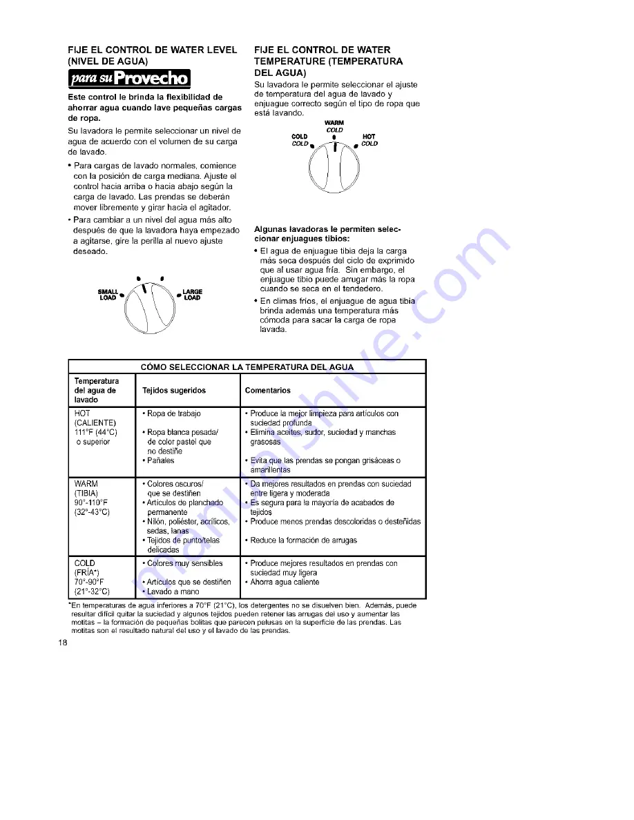 Kenmore Two-speed automatic washers Owner'S Manual & Installation Instructions Download Page 50