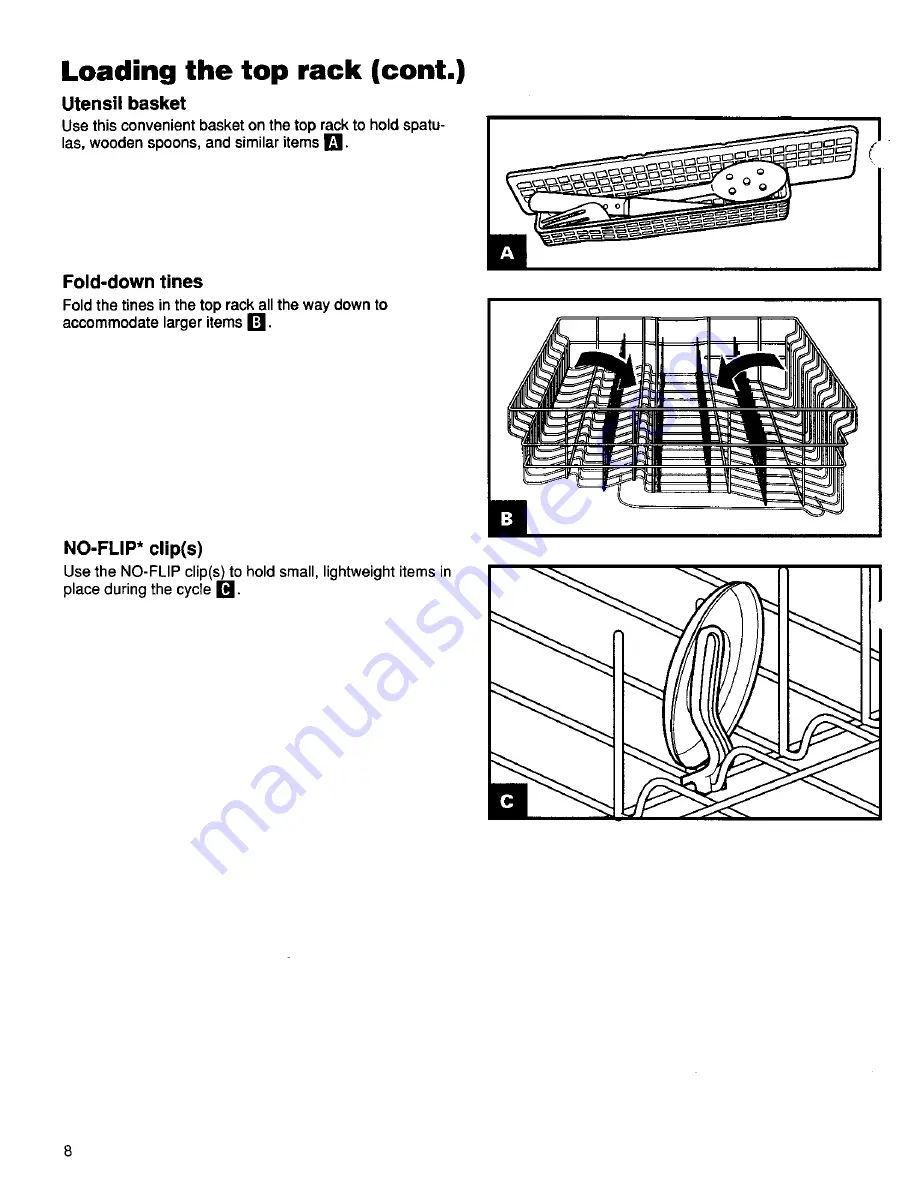 Kenmore ULTRA WASH 15831 Use And Care Manual Download Page 9