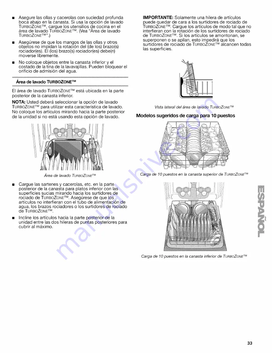 Kenmore ULTRA WASH 665.1348 Series Use & Care Manual Download Page 33