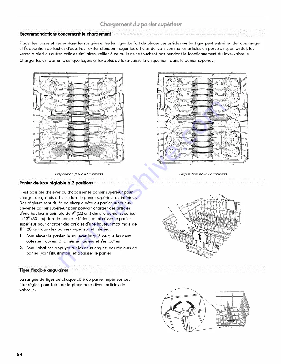 Kenmore Ultraclean 665.1479 series Use & Care Manual Download Page 64