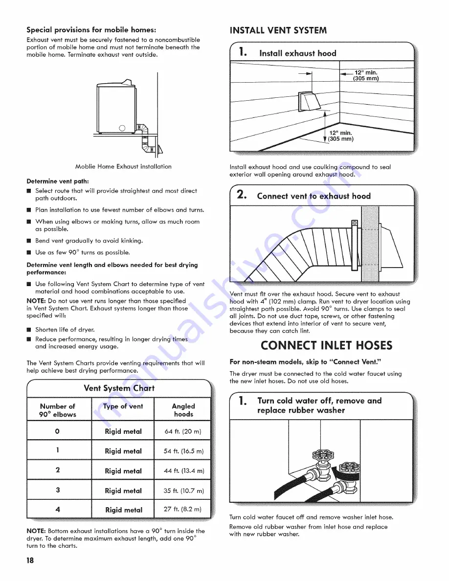 Kenmore w10680149B Installation Instruction Download Page 18