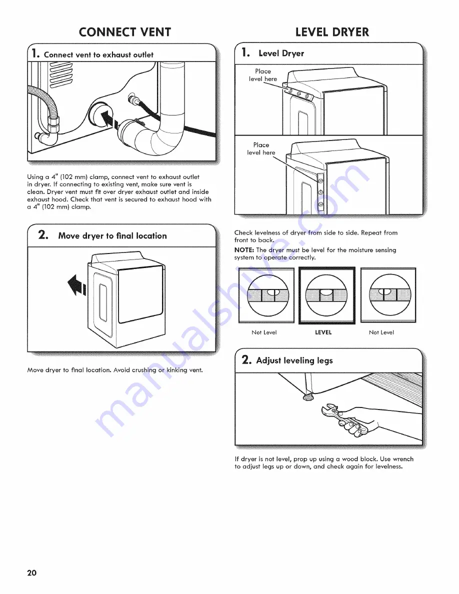 Kenmore w10680149B Скачать руководство пользователя страница 20