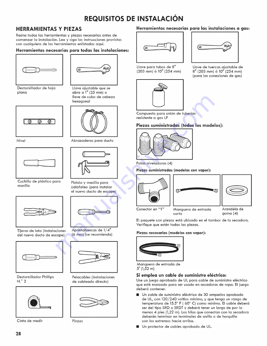 Kenmore w10680149B Скачать руководство пользователя страница 28