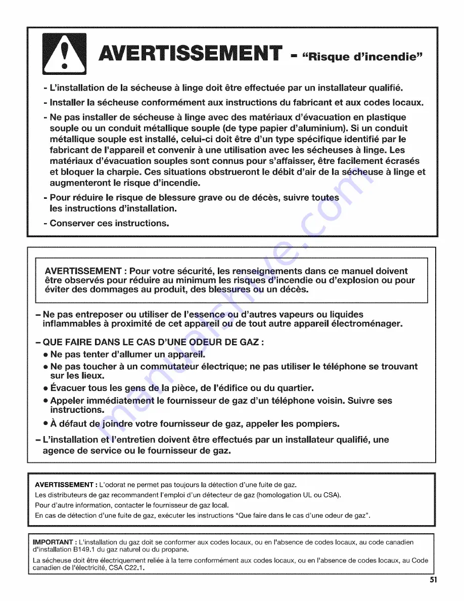 Kenmore w10680149B Installation Instruction Download Page 51