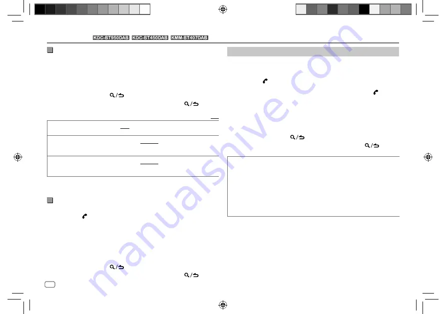 Kenwood 0019048230751 Instruction Manual Download Page 116