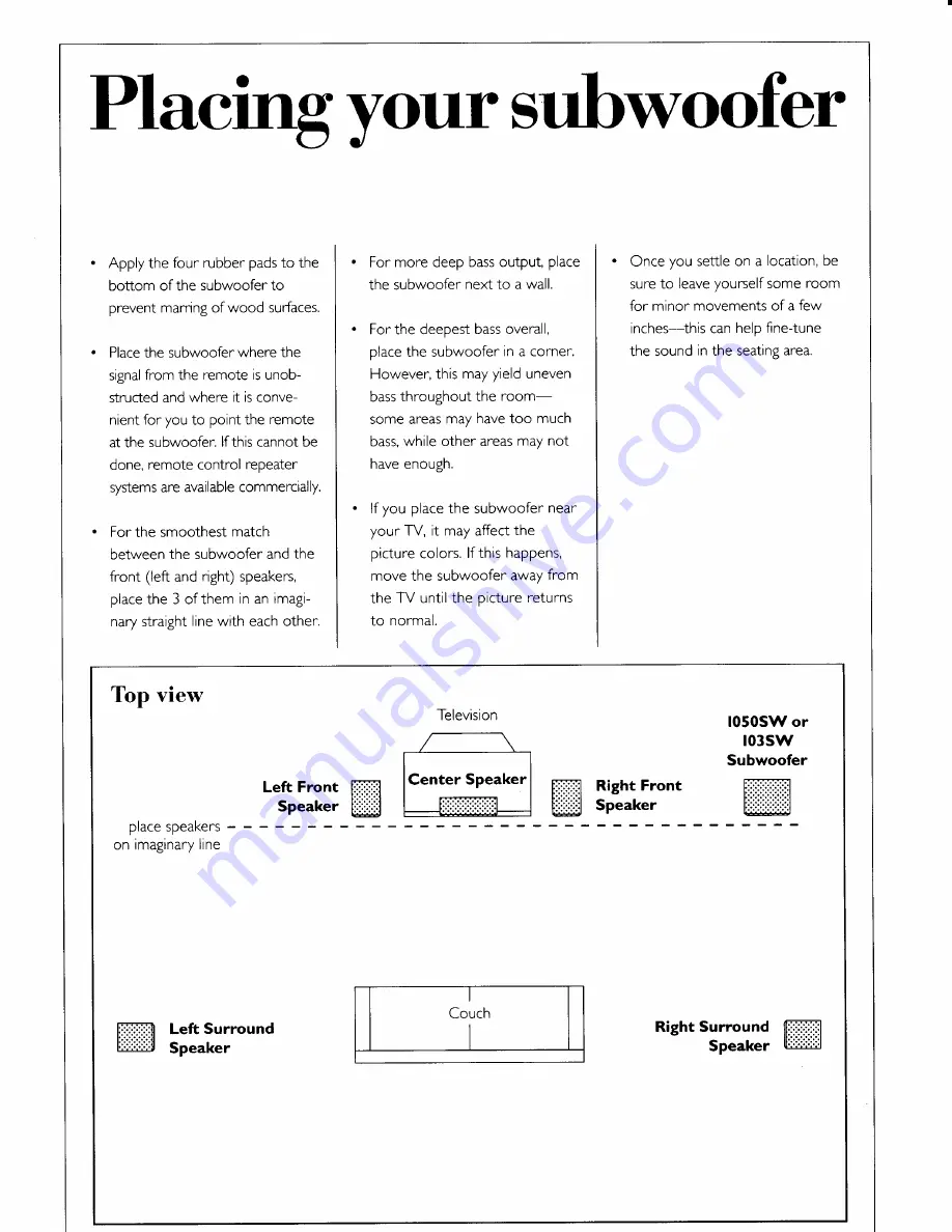 Kenwood 103SW Owner'S Manual Download Page 5