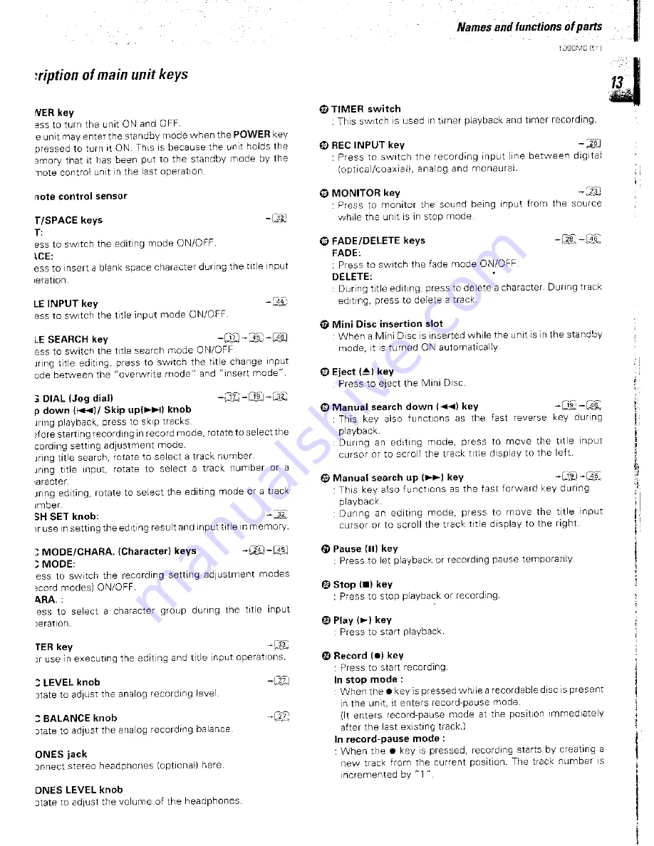 Kenwood 1090MD Instruction Manual Download Page 13