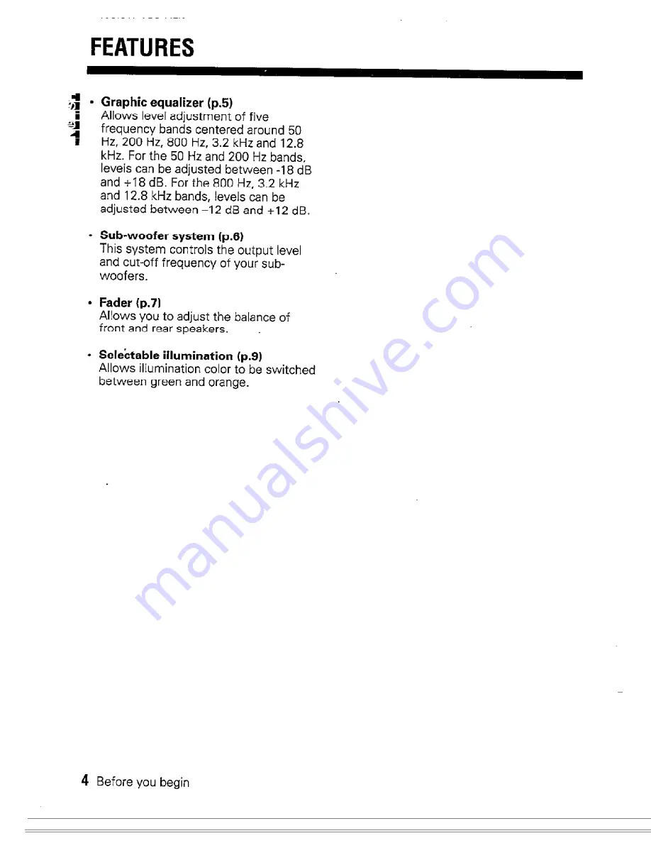 Kenwood 4042A - KGC Equalizer / Crossover Instruction Manual Download Page 4