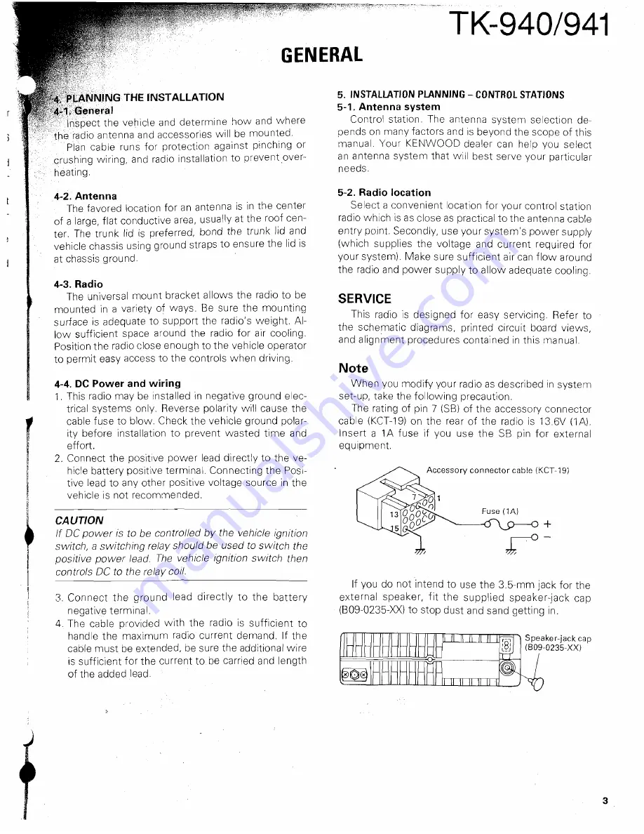 Kenwood 941 Service Manual Download Page 3