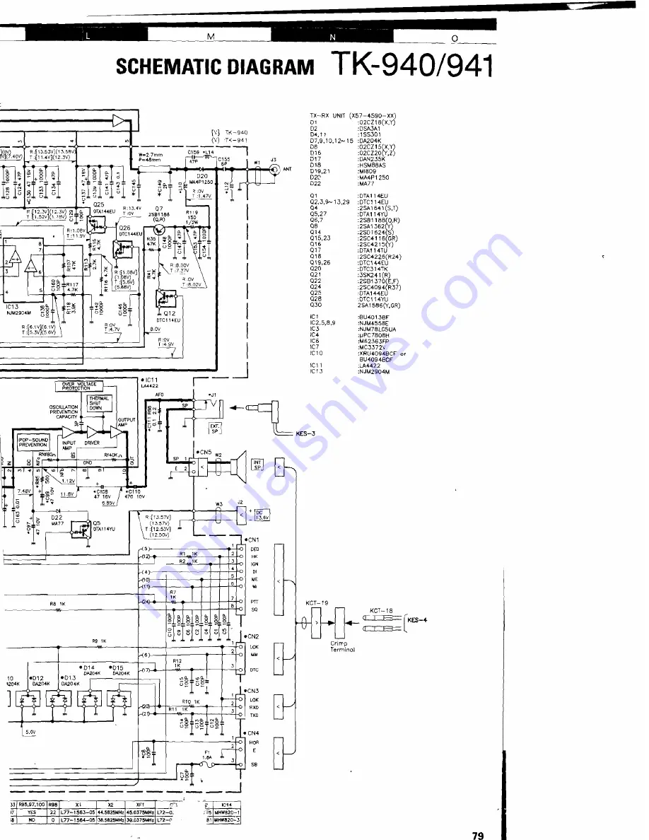 Kenwood 941 Service Manual Download Page 81