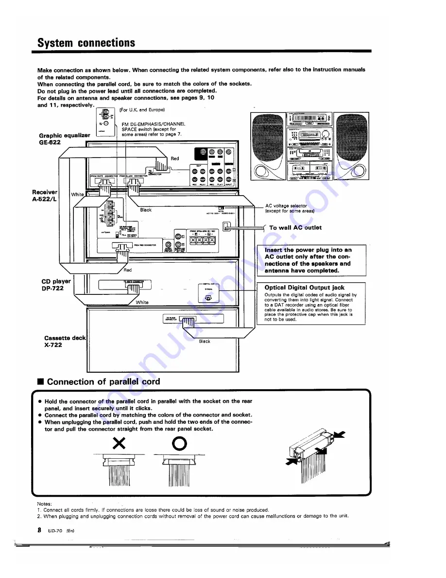 Kenwood A-522 Instruction Manual Download Page 8