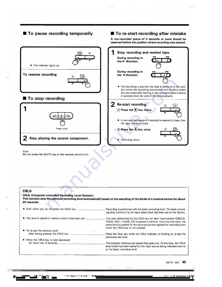 Kenwood A-522 Instruction Manual Download Page 43