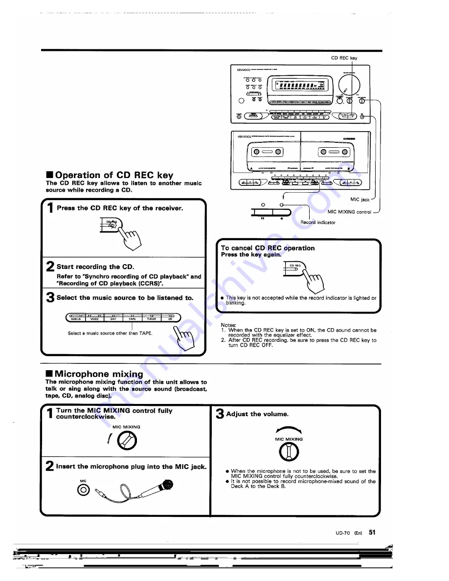 Kenwood A-522 Instruction Manual Download Page 51