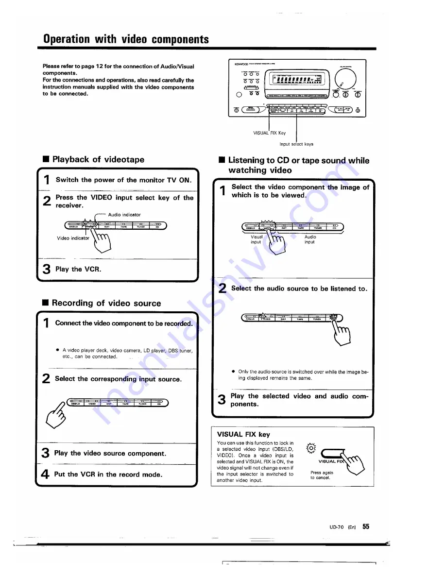 Kenwood A-522 Instruction Manual Download Page 55