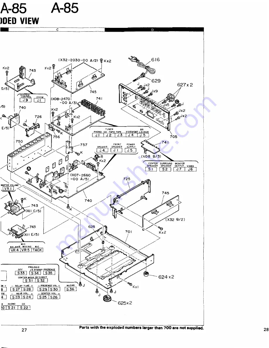 Kenwood A-85 Скачать руководство пользователя страница 31