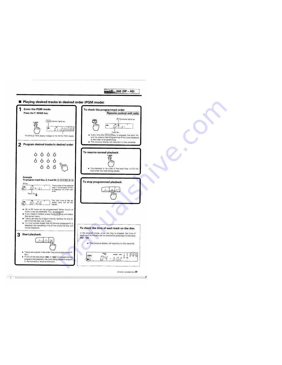 Kenwood A-A5 Instruction Manual Download Page 37