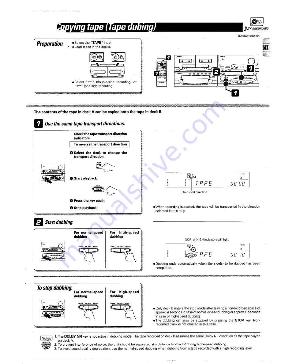 Kenwood A-E5 Instruction Manual Download Page 41