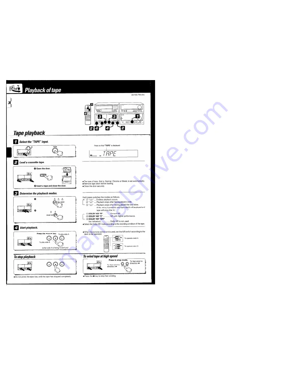 Kenwood A-F7 Скачать руководство пользователя страница 34