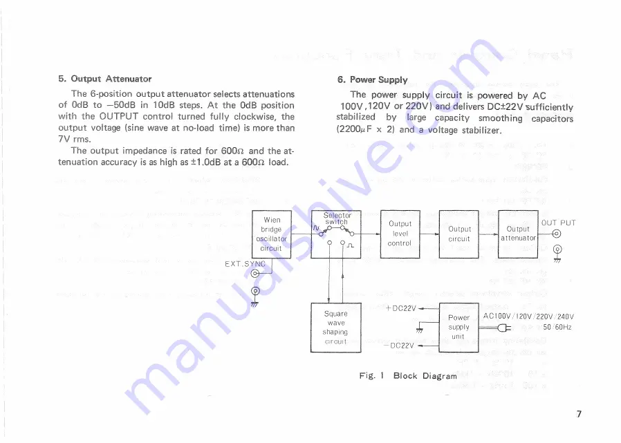 Kenwood AG-203 Instruction Manual Download Page 7