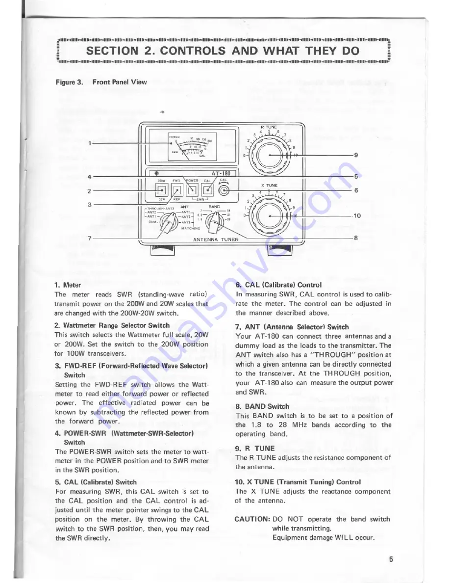 Kenwood AT-180 Скачать руководство пользователя страница 5