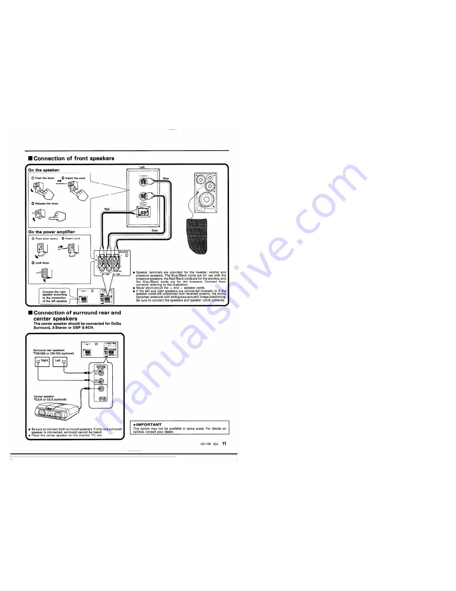 Kenwood B-922 Скачать руководство пользователя страница 11