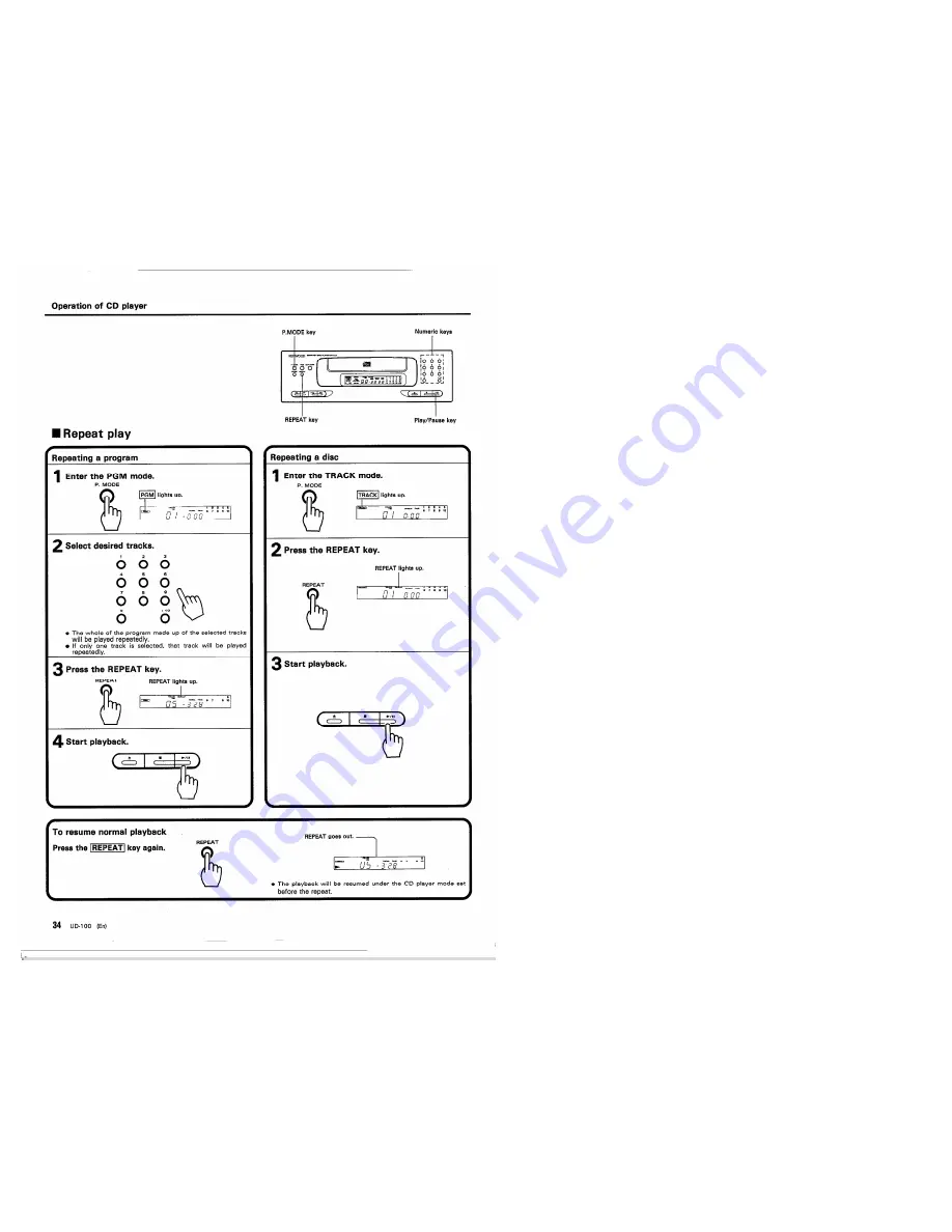 Kenwood B-922 Скачать руководство пользователя страница 34