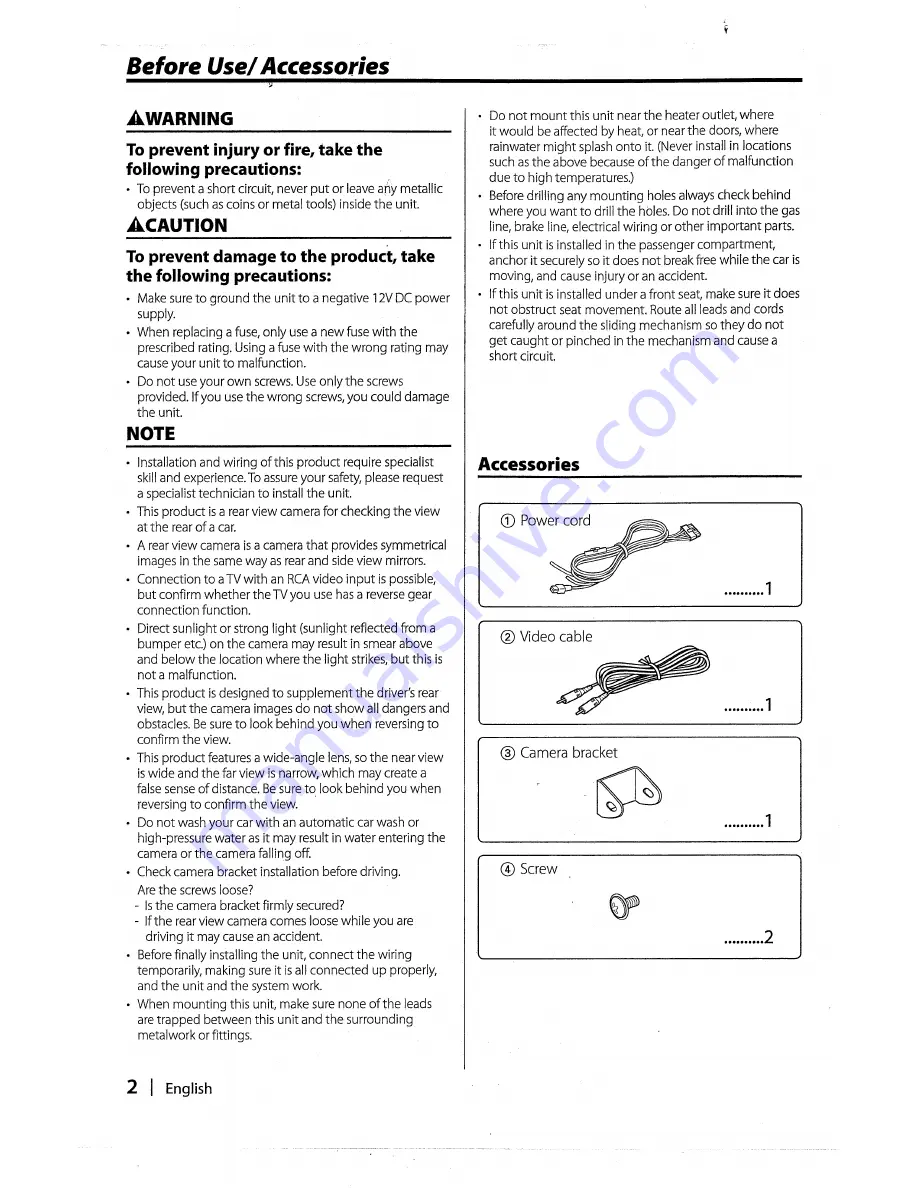 Kenwood CCD-900 Скачать руководство пользователя страница 2