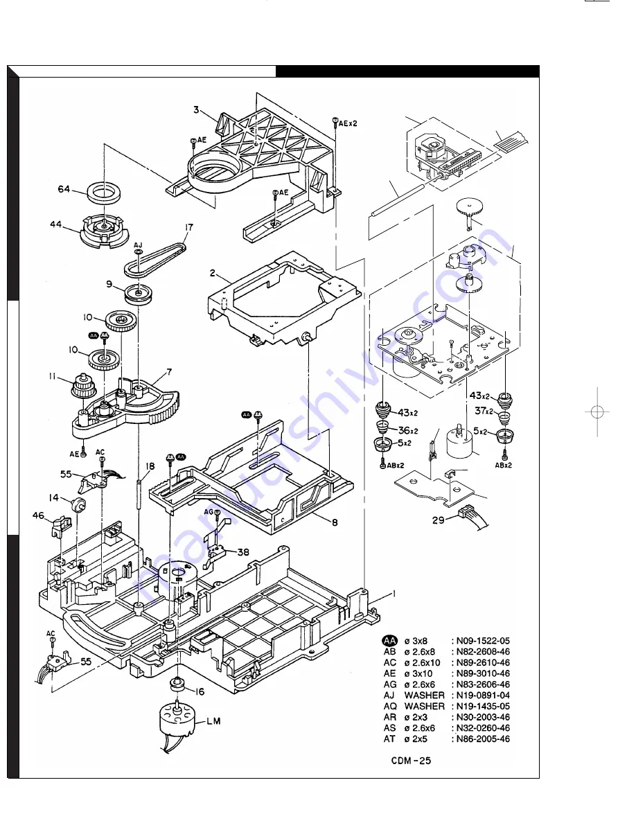 Kenwood CD-206 Service Manual Download Page 12