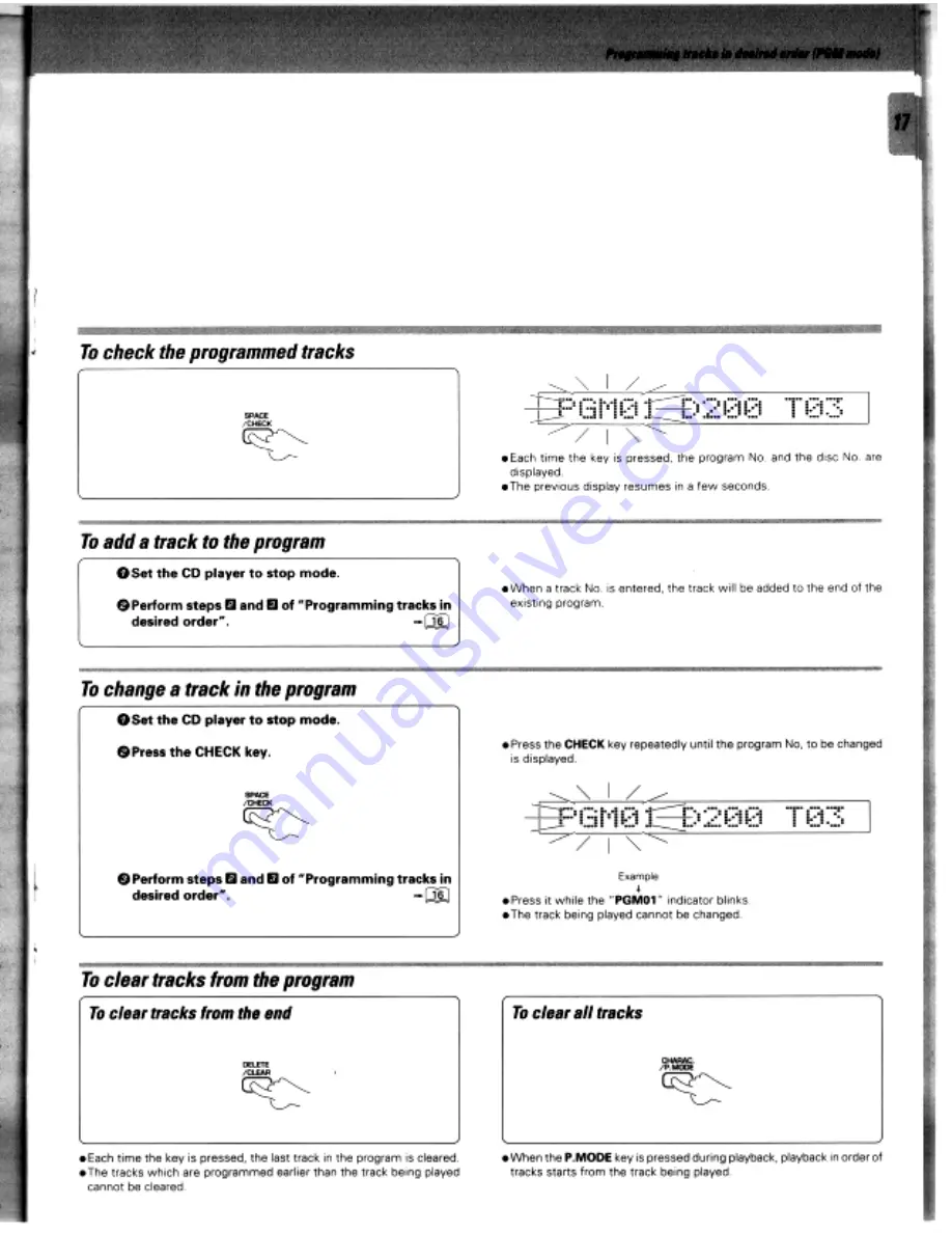 Kenwood CD-424M Instruction Manual Download Page 17