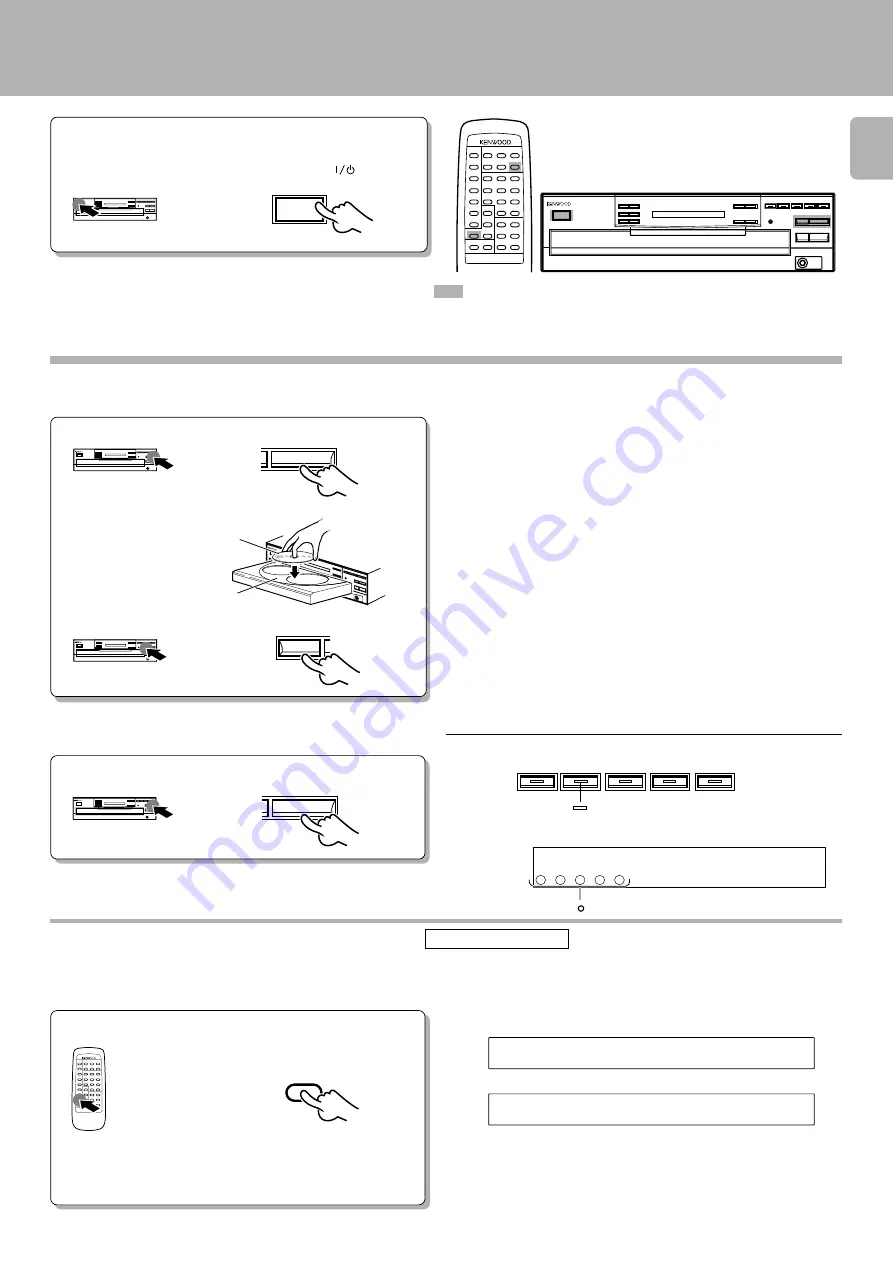 Kenwood CD Series Скачать руководство пользователя страница 9