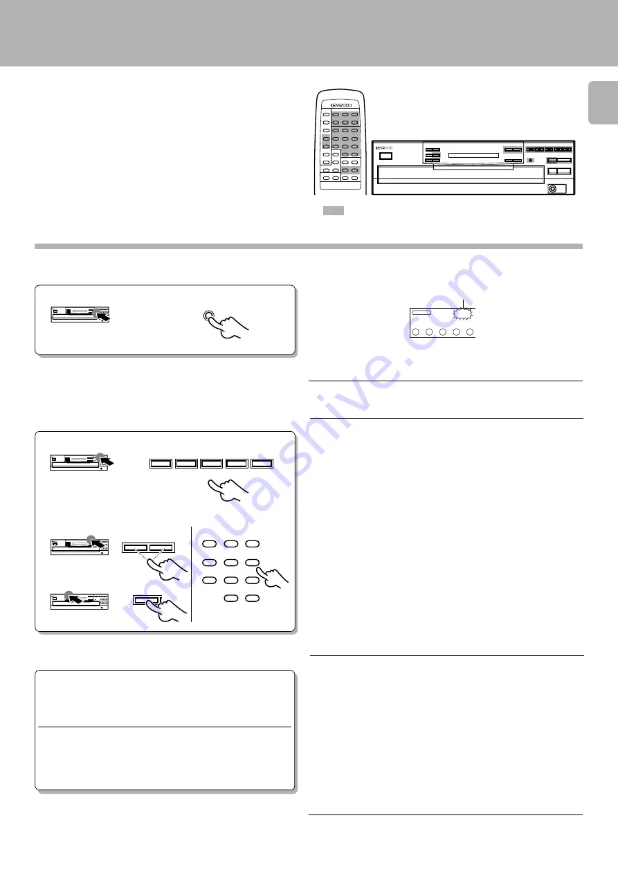 Kenwood CD Series Instruction Manual Download Page 21