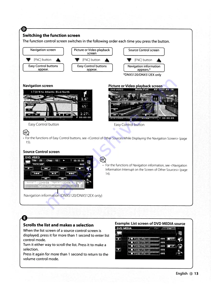 Kenwood DDX-512 - DVD Player With LCD monitor Instruction Manual Download Page 13