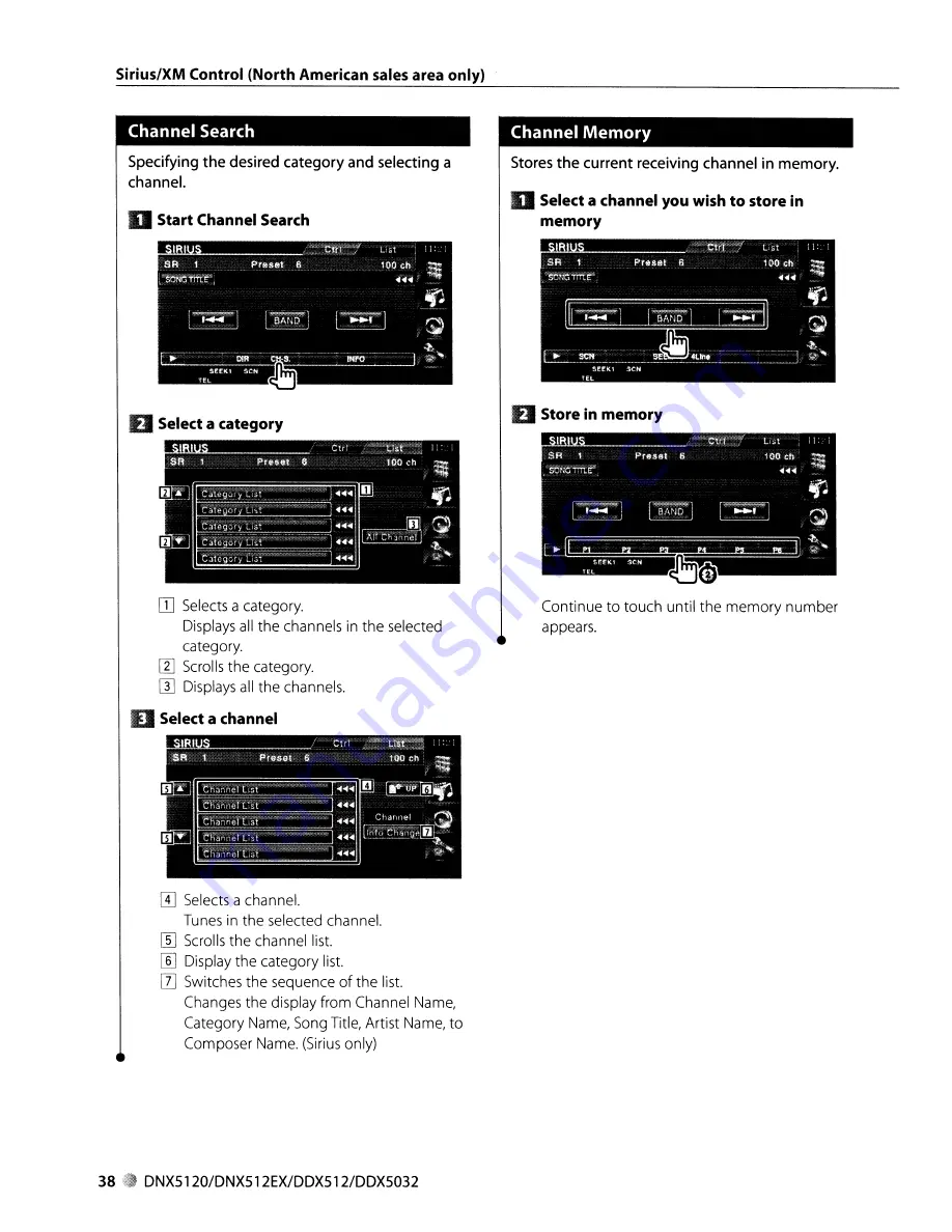 Kenwood DDX-512 - DVD Player With LCD monitor Instruction Manual Download Page 38