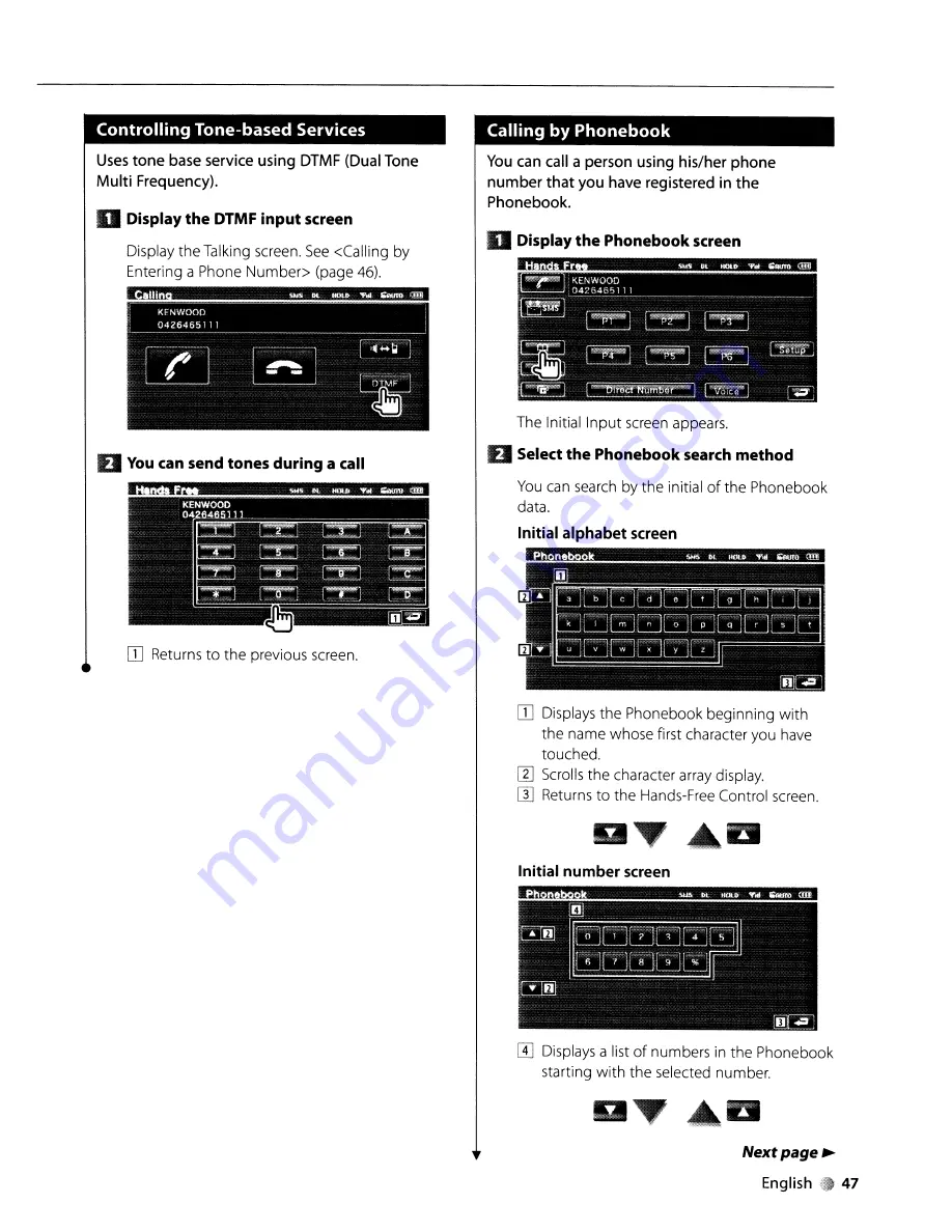 Kenwood DDX-512 - DVD Player With LCD monitor Instruction Manual Download Page 47