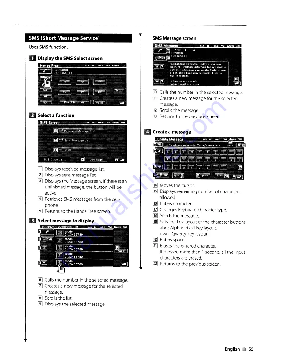 Kenwood DDX-512 - DVD Player With LCD monitor Instruction Manual Download Page 55