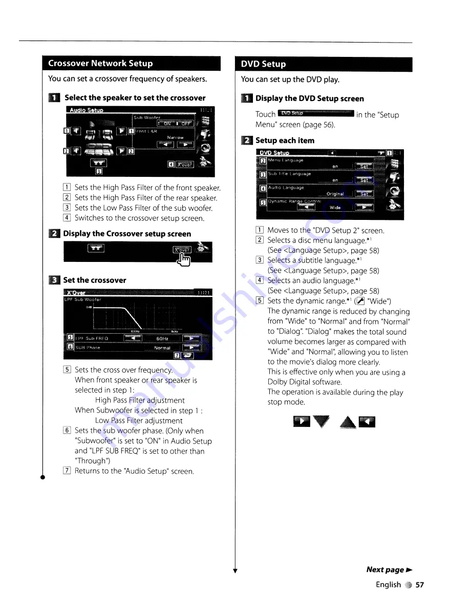 Kenwood DDX-512 - DVD Player With LCD monitor Instruction Manual Download Page 57