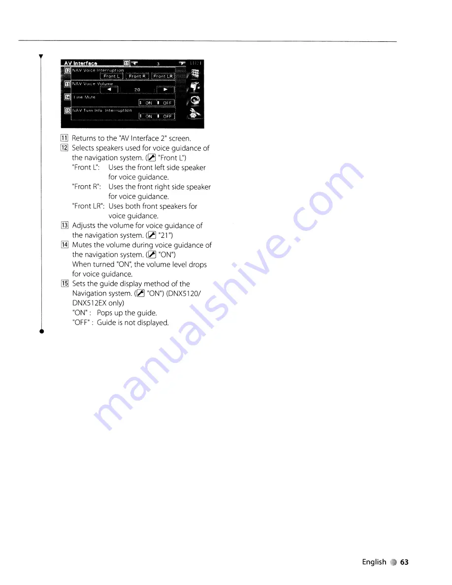 Kenwood DDX-512 - DVD Player With LCD monitor Instruction Manual Download Page 63