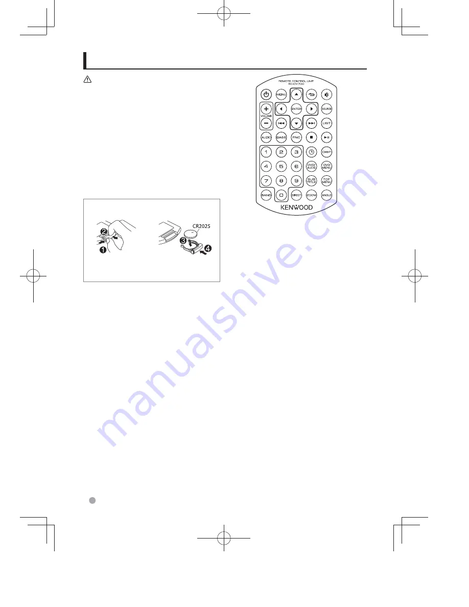 Kenwood DDX1035 Instruction Manual Download Page 6