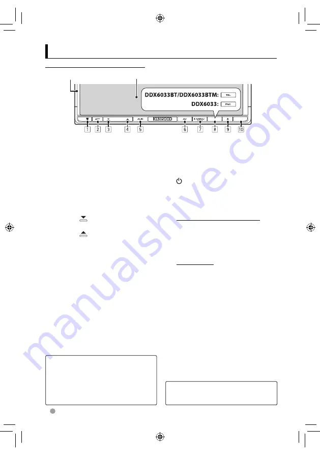 Kenwood DDX4033 Скачать руководство пользователя страница 8