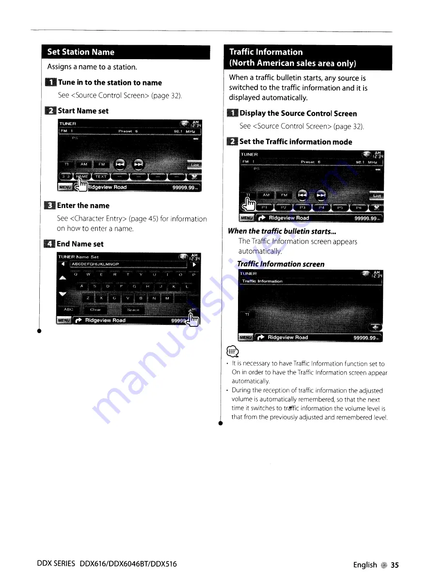 Kenwood DDX516 Скачать руководство пользователя страница 35