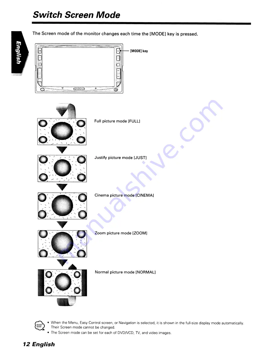 Kenwood DDX6017 Скачать руководство пользователя страница 12