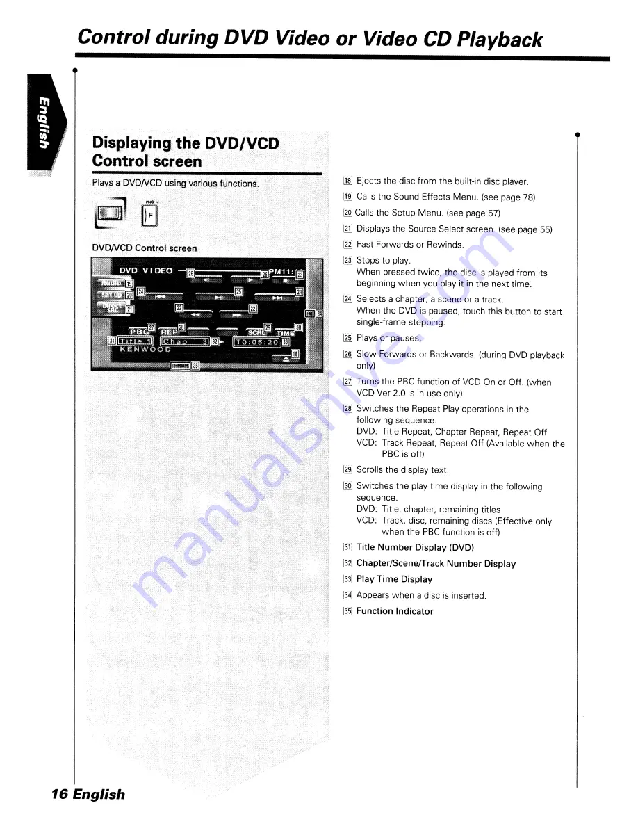 Kenwood DDX6017 Instruction Manual Download Page 16