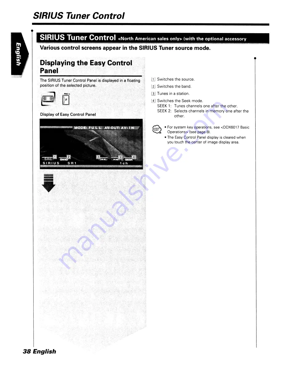 Kenwood DDX6017 Скачать руководство пользователя страница 38