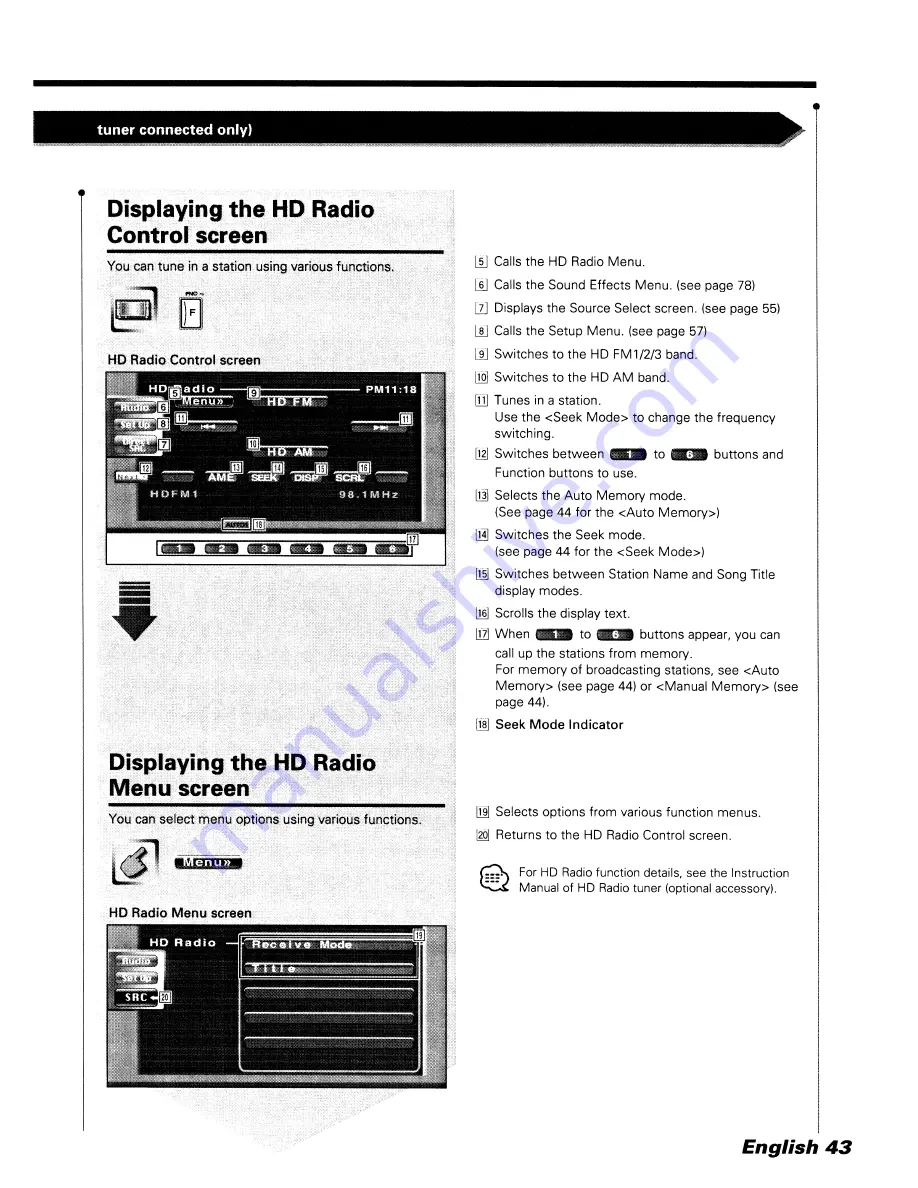 Kenwood DDX6017 Скачать руководство пользователя страница 43