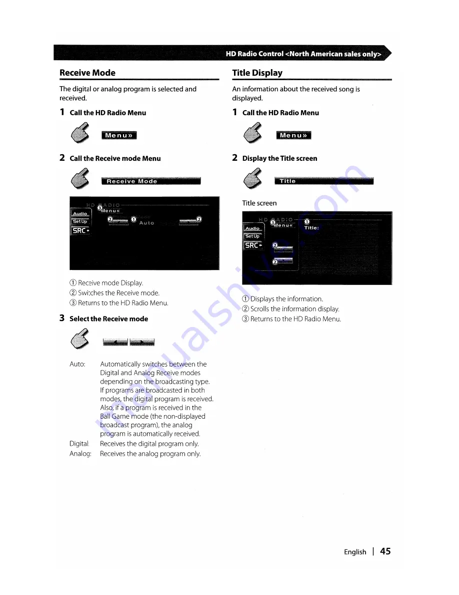 Kenwood DDX6019 - DVD Player With LCD Monitor Instruction Manual Download Page 45