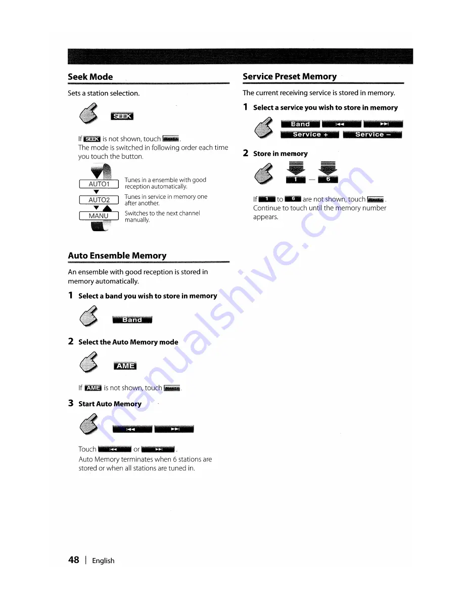 Kenwood DDX6019 - DVD Player With LCD Monitor Instruction Manual Download Page 48