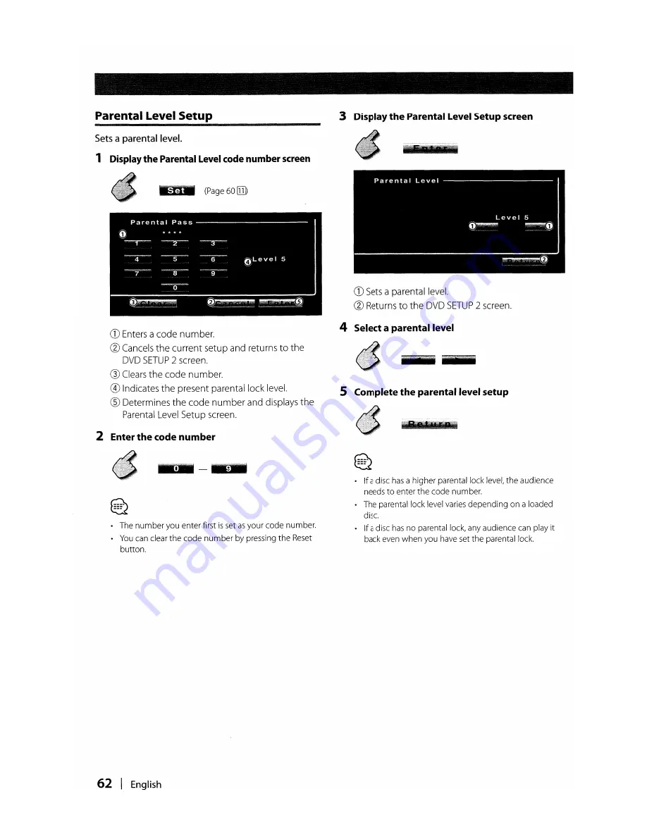 Kenwood DDX6019 - DVD Player With LCD Monitor Instruction Manual Download Page 62