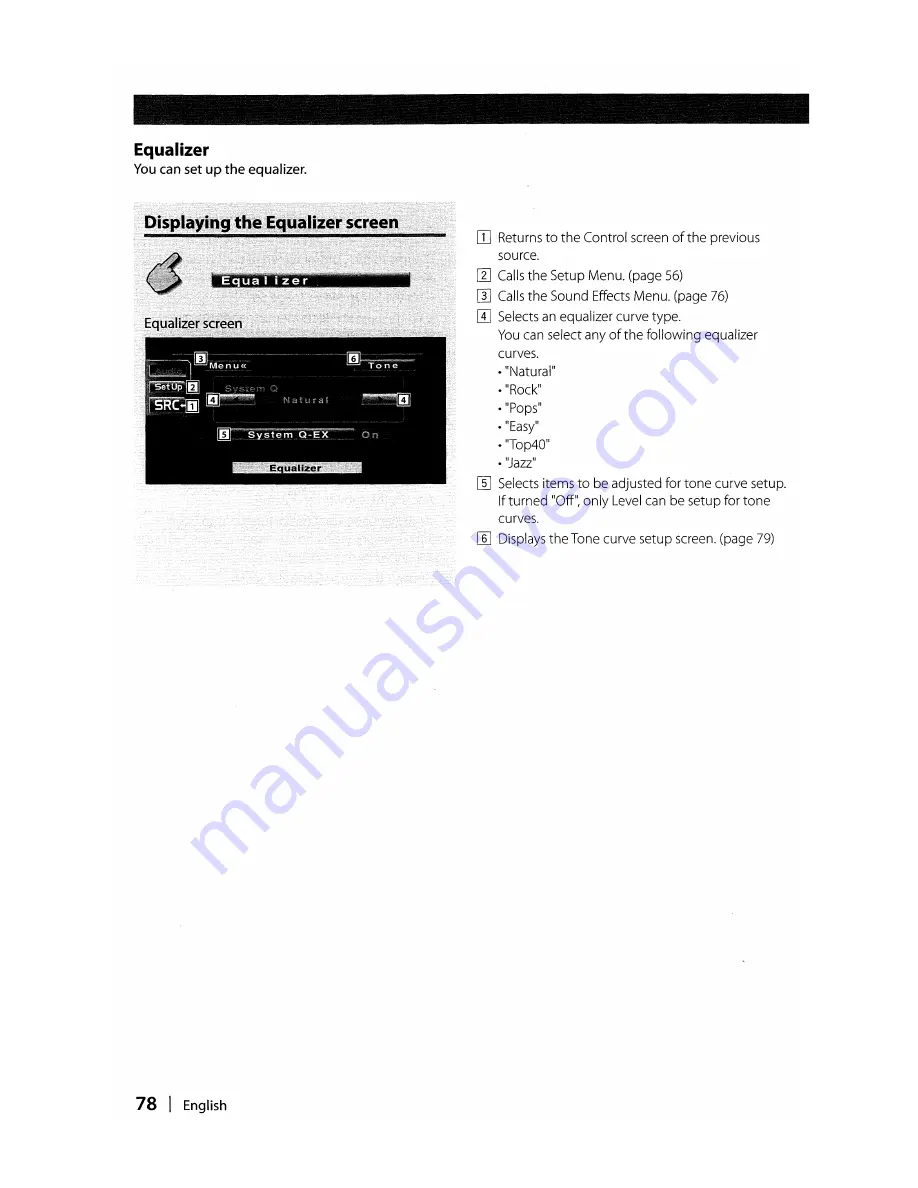 Kenwood DDX6019 - DVD Player With LCD Monitor Instruction Manual Download Page 78